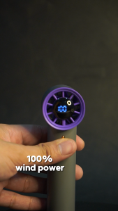 Dreepor Handheld Fan Mini Fan Rechargeable Fan With 3000mAh 100 Level Adjustment Visual Wind Speed Power Display Long Battery Life For Commuting Work Outdoor Sports