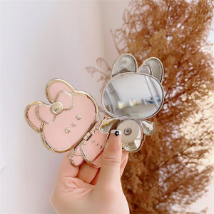 Zeallion Phổ 3D Dễ Thương Bow Bunny giá đỡ điện thoại Hidden Có Thể Gập Lại Sáng Tạo nhẫn đeo giữ điện thoại gương cầm tay Cho điện thoại di động Mạ hỗ trợ ngón tay
