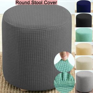 Round Foot Stool Cover & Ottoman Cover: Protection & Style