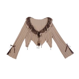 Original Hanfu Womens Revamped Daily Element Vintage Strap Dress Outer Set Spring Fashion Traditional Chinese Clothing