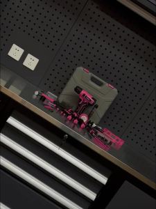 Bộ Dụng Cụ Điện Cầm Tay Hi-Spec 133 Món Màu Hồng Với Máy Khoan Pin Lithium 8V Bộ Sửa Chữa Nhà Cửa Không Dây Kèm Đầu Vặn Từ Tính Chính Xác Hộp Đựng 3 Tầng