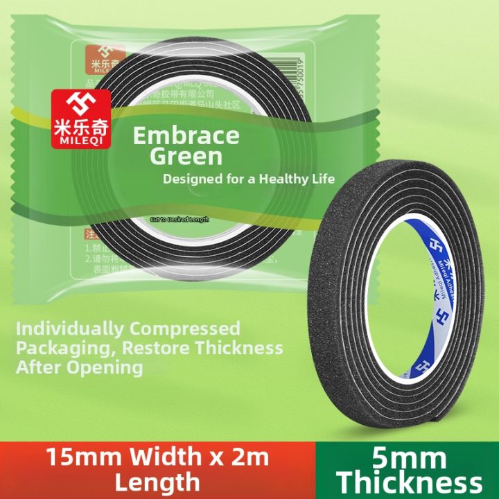 Single-Sided Black Soft Flame-Retardant Sponge Tape High-Temperature ...
