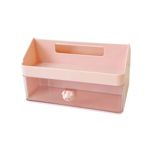 JNL Portable Desktop Large Capacity Drawer Type Student Pen Holder and Cosmetic Box SH493