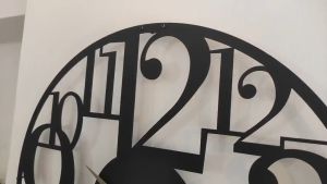 SEHARI KIRIM JAM DINDING BESAR AKRILIK 50 cm | JAM DINDING KAMAR RUMAH HIASAN DINDING DEKORASI | JAM DINDING BESAR LASER | GARANSI 1 BULAN