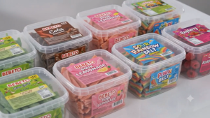 BEBETO JELLOPY Sour Blast Belt Assorted Flavour Jumbo Tub