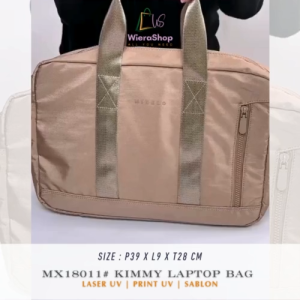 Mixelo Tas Laptop 14" Inch Kimmy Laptop Bag Tas Jinjing 2in1 Selempang Puffy Nylon Anti Air