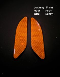 Side Marker HIGHT QUALITY reflektor 3D / Stiker Emblem / Variasi Mobil Universal TYPE-7 terUji & tahan lama