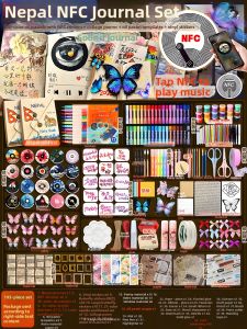 Art Collage Creation Tools Set Box