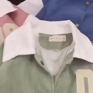 Áo Khoác nam nữ chất vải Nhung Tăm cổ bẻ 2 lớp thêu số 09 Áo Khoác Bomber Unsiex / áo khoác chống nắng