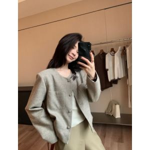 FLICBS | French Style Loose Round Neck Coat