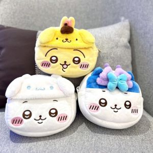 CCD Camera Bag Chiikwa Cosmetics Bag Female Sanitary Sanitary Pads Card Holder Coin Purse Cartoon Cute Earphone Pendant