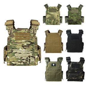 UNIONTAC 1000D Nylon Plate Carrier vest Outdoor vest Protective Adjustable MOLLE Vest with foam plates survival kits