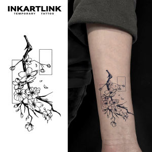 Flower Temporary TattooLasts To 15 Days New Technology Magic Waterproof Semi Permanent Sticker.