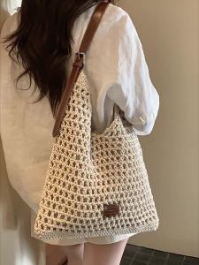 Chio’2nd | Genuine Leather Wax Rope Handmade Large Capacity Shoulder Bag