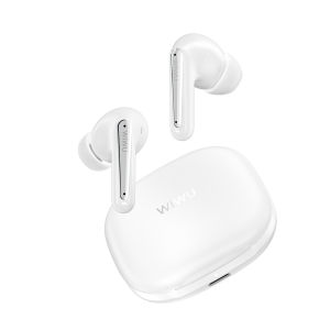 WIWU Active Noise Cancelling Earbuds True Wireless Earbuds 4-Mic Call Noise Cancellation 2-in-1 Case and Phone Stand Bluetooth 6.0
