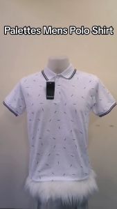 PALETTES Polo Shirt for Men tees t shirt shirts mens tops Trendy Full Print with collar #8873