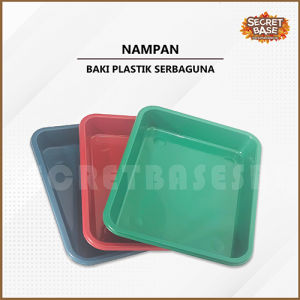 NAMPAN - Baki Serbaguna / Nampan Segi Plastik / Tray Saji Murah