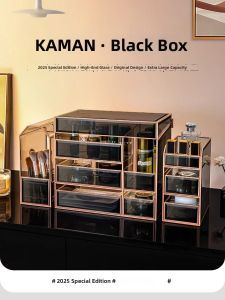 Kaman | Dust-proof Glass Cosmetic Storage Box