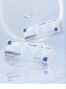 weicon | Mắt Kính Tiếp Xúc Hằng Ngày Cho Cận Thị Kháng UV Thoải Mái Ẩm 5 Miếng