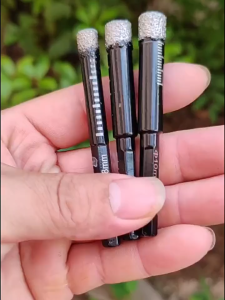 FF Pembuka Lubang dengan Gagang Heksagonal Mata Bor Kering untuk Ubin Keramik Mata Bor Brazing Marmer