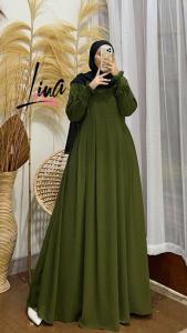 ALISHA MUSLIM FASHION // GAMIS PUTIH TERBARU GAMIS CERUTY FASHION MUSLIM // BISA COD // HARGA MURAH // GROSIR ECER