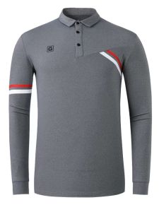 Golfist | Mens Long Sleeve Golf Polo Shirt Autumn Winter Sports Elastic Quick-Dry