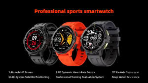 Citijungle Apex 1 Smartwatch - GPS | Kompas | 3ATM Tahan Air | Barometer | Olahraga & Kesehatan