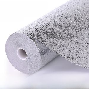 Self-adhesive Kitchen Wall Paper Aluminum Foil Sticker Waterproof Oil-resistant Cabinet Stove Non-flammable Moisture-proof Heat-resistant