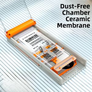 Vivo X200 pro Ceramic Film Ultra Clear Anti-Fingerprint Curved Screen Protection Dust-Free Enclosure for Vivo X100 X200 X90