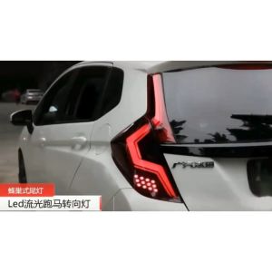 HONDA JAZZ GK5 2014 - 2019 RED SMOKE TAIL LAMP BRAKE LIGHT BAR RUNNING LED