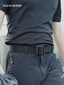 Casual Nylon Canvas Belt for Men Outdoor Sports Leisure Belt Workwear Jeans Tactical Bird R18 Smooth Surface Alloy Buckle