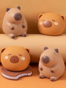 Cute Capybara Stress Relief Toy Soft TPR Emotion Release Ball Squeezable Fun Creative Toys for All Ages Boys Girls Men Women