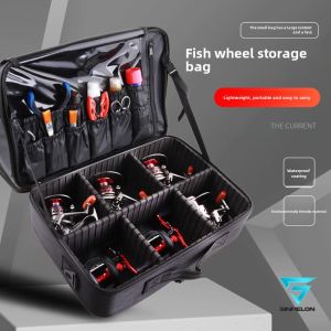 กระเป๋าใส่สายตกปลา Sinmelon 3ชั้น สำหรับผู้ชายและผู้หญิง กระเป๋าใส่สายตกปลา ปี 2021 ฤดูหนาว สีสันสดใส วัสดุอื่นๆ 3ชั้น