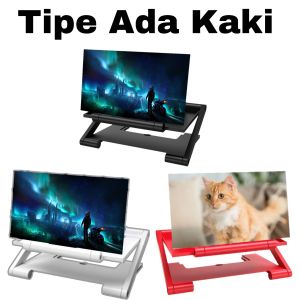 Pembesar Layar Hp Handphone Ponsel Android Iphone 3D Untuk Nonton Lebih Jernih Hd Zoom Large Mirror Import Terbaru Termurah