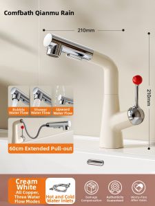 QIANMUYU | Retractable Bathroom Faucet for Sink
