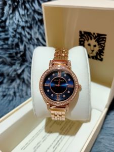Anne Klein Womens Premium Crystal Accented Bracelet Watch  Rose Gold