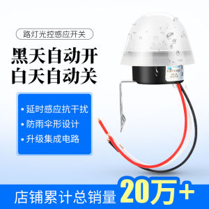 Bộ Điều Khiển Đèn Đường Tự Động Cảm Biến Ánh Sáng Pure Light Sensing Switch 220V 12V Đèn Đường Phố Cảm Biến Ánh Sáng Tự Động