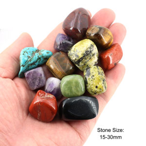 3 Sizes 100g Natural Mixed Crystals Material Gravel Stones Chip Minerals Specimen Gemstone Aquarium Micro Landscape Decoration