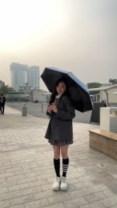 Ô dù che mưa che nắng chống UV Basic Nason Umbrella 8 nan đóng mở tự động gấp nhỏ gọn cầm tay