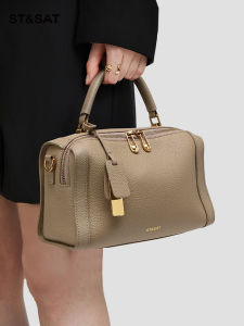 Saturdays Genuine Leather Handbag 2026 New Style Pillow Crossbody Bag Womens Tote Commuter Quality Mom Bag Soft British Style