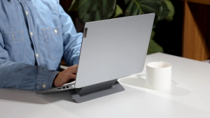 MOFT Airflow Stand - Adhesive Invisible Laptop Stand with Heat Dissipation Design Reusable and Residue-free Compatible with Laptops 11.6-16 inches