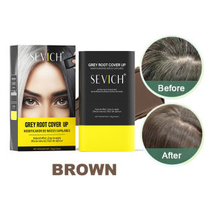 Hair Dye Sticks Quickly Cover Gray White Hair Concealer Disposable Hair Coloring Stick with Comb Hairline Pen Washable Color Pen