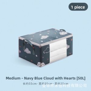 MONLEYTA | Foldable Oxford Cloth Clothes Storage Box Large Capacity Fabric Wardrobe Organizer Home Use Clothing Storage Solution