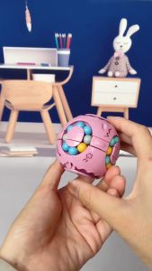 TEQIN new！！Magic Cube Bean Colorful Fingertip Magic Cube Creative Children Toys