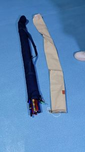 Durable Canvas Fishing Rod Bag Multifunction Foldable Portable Large Capacity Fishing Tackle Storage Bag for Rods Umbrella Gear