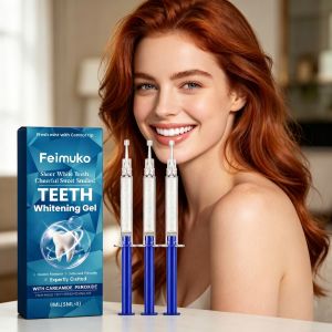 Household Teeth Whitening Gel 3PCS Remove Plaque Stains Fresh Mint Bleaching Tooth Oral Beauty Supplies Dental Brightening Gel