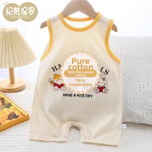 JIFANPAUL | Summer Breathable Infant Boys Sleepwear Vest