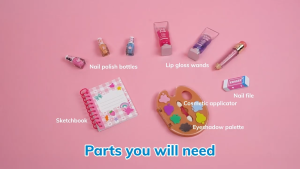 Make It Real Work of Art Cosmetic Set (2470) Safety Non-Toxic Cosmetic Makeup Kit Teen Kids for Girls