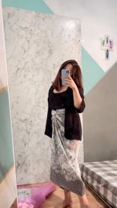 Rok Lilit Batik Wanita Modern GRATIS Gesper COD - GSU