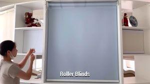 Solid color Korean Full blackout roller blinds For window home office 60cm/80cm/100cm/120cm/140cmX160cm